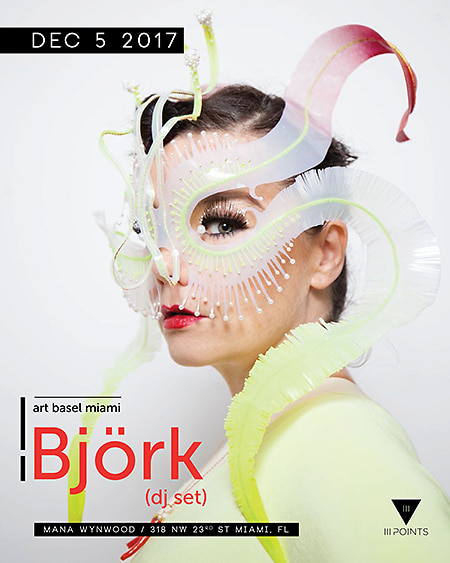 Björk At Mana Wynwood art basel guest of a guest