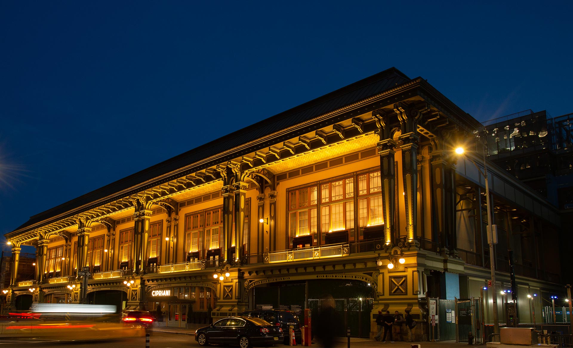 Casa Cipriani in New York City at night