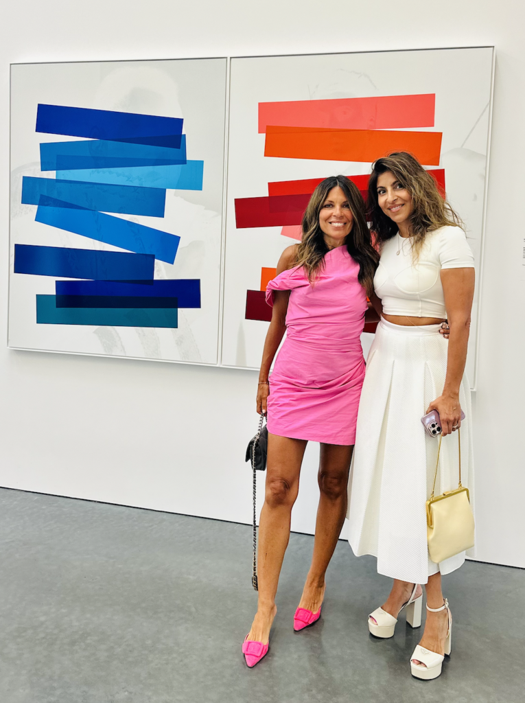 Claudia Saez Fromm and Aliya Lee Kong at the Parrish Art Museum